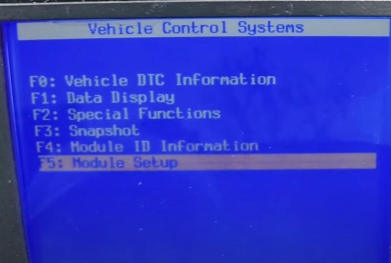 How to Delete F55 on 2006-2012 Corvette C6 with GM Tech2-5
