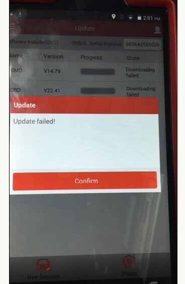 Launch-X431-V-Pro-Update-failed-working-solution-2