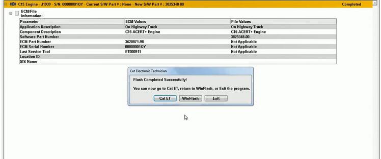 How-to-WinFlash-Caterpillar-C15-ECM-with-CAT-ET-&-Flash-Files-7