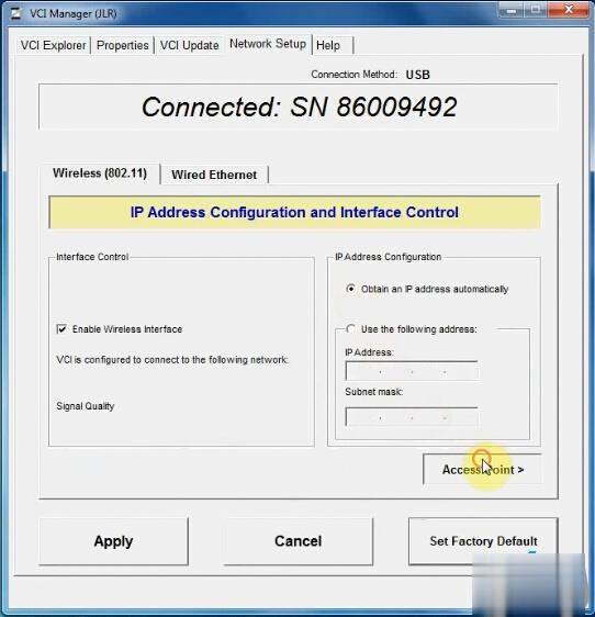 How to Configure WiFi for Original JLR DoIP VCI 8 (2)