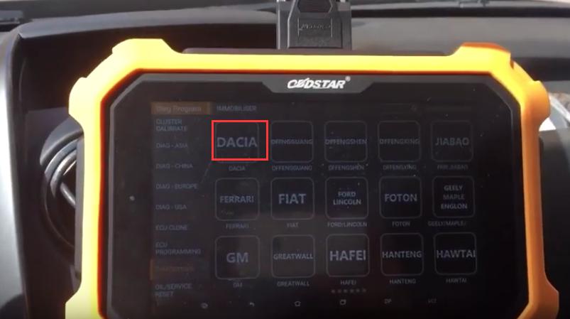 Obdstar-X300-DP-plus-table-adds-a-key-on-Dacia-2018-Transponder-Chip-4A-1