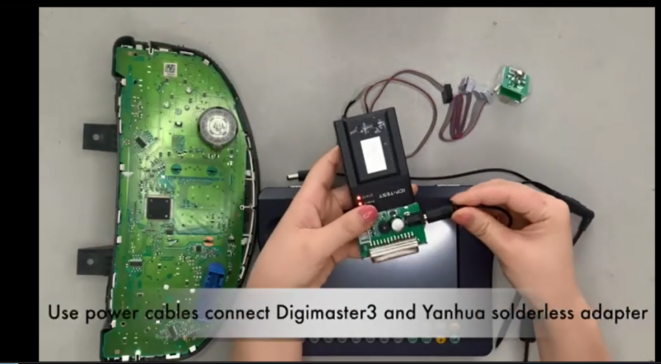 How-to-use-Yanhua-Digimaster-3-Odometer-Correction-Master-soderless-adapter-2