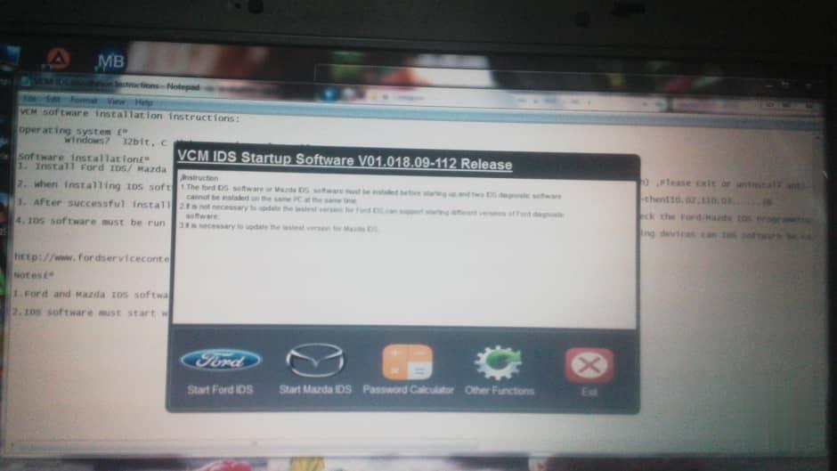 VCM2 (SP177-1) Ford IDS V112 Native Install on Windows 7-12 (2)
