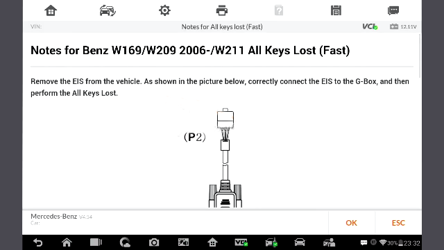 Mercedes-All-Keys-Lost-Programmed-by-Autel-IM608-Scanner-5