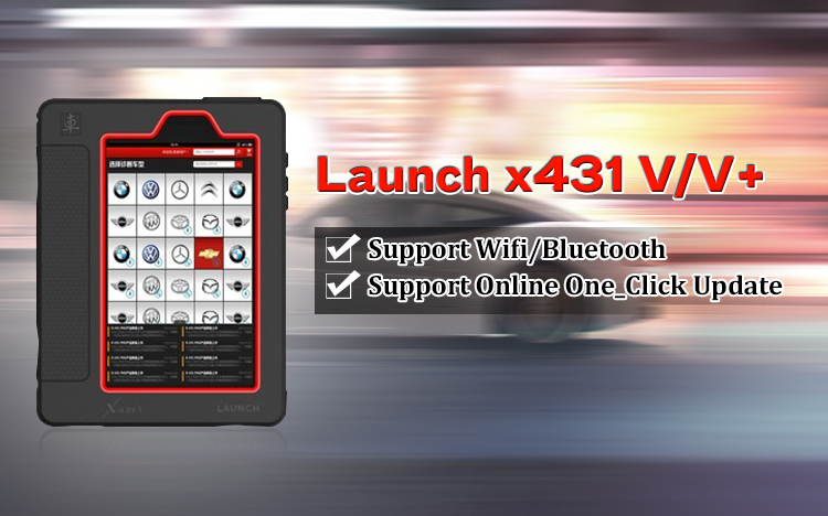 Original Launch X431 X-431 V+ (X431 Pro3) Wifi/Bluetooth
